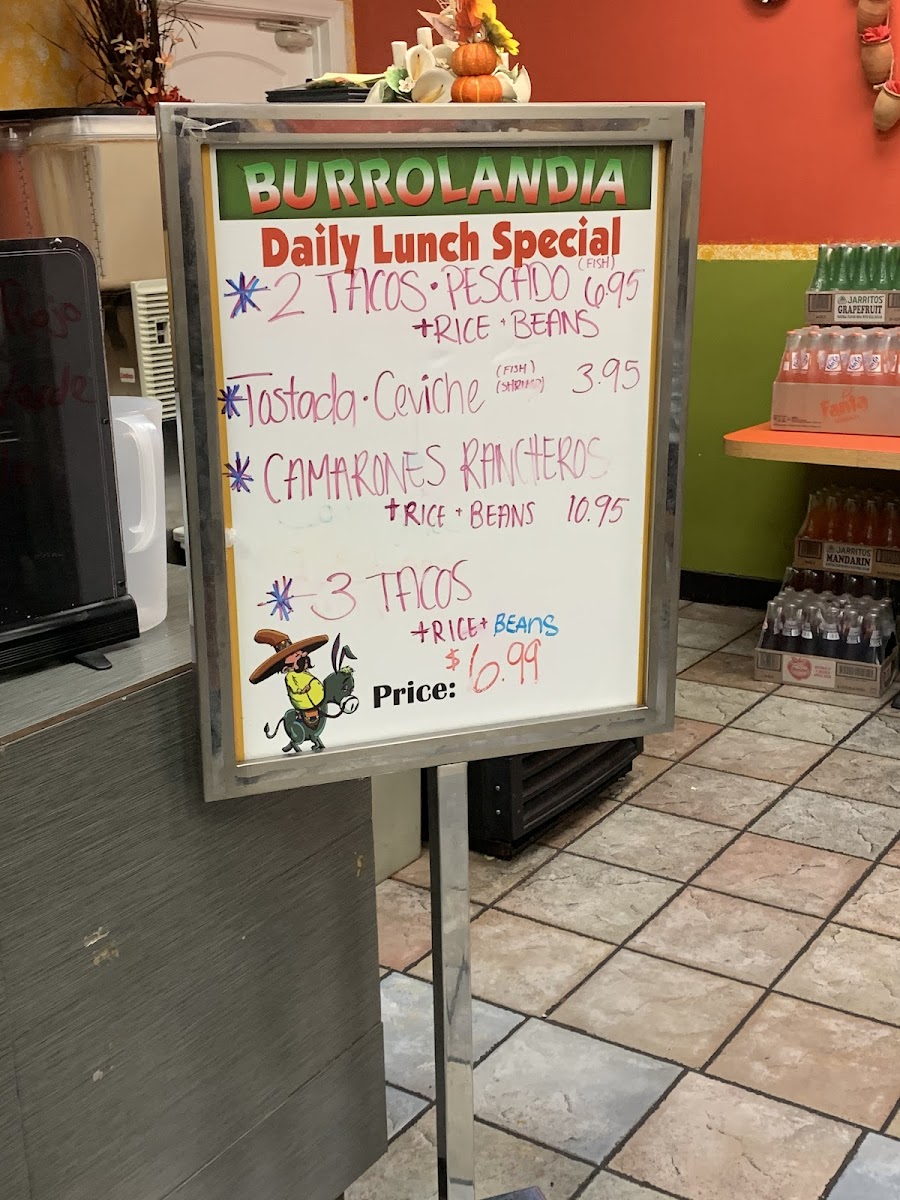 Burrolandia Mexican Grill Menu - Image 3